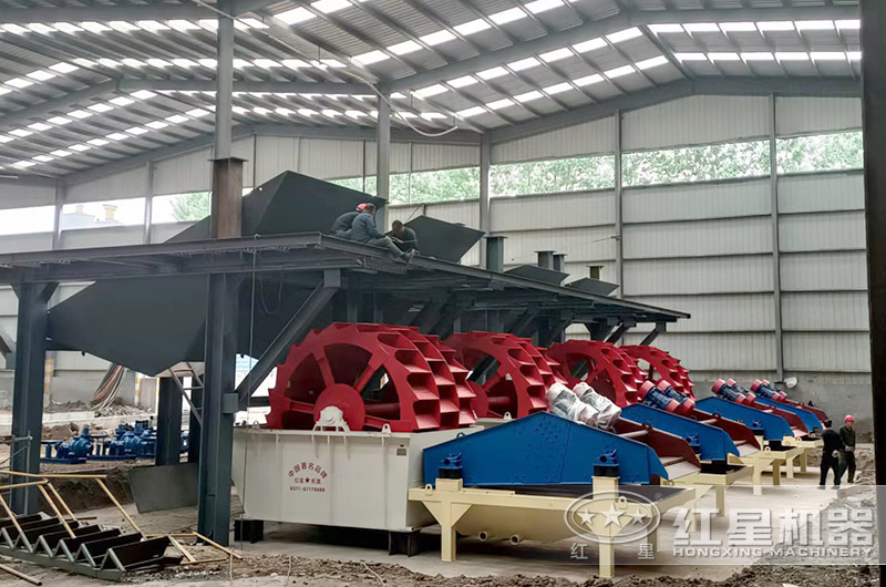 洗沙脫水現場 洗沙脫水現場