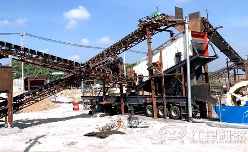 HXVSI-1145制砂機可配置在輪胎是移動破碎機上 HXVSI-1145制砂機可配置在輪胎是移動破碎機上