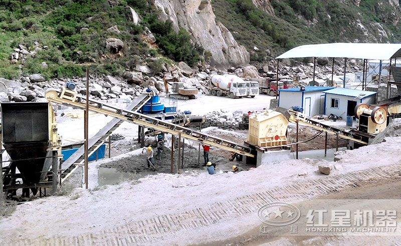 石頭碎沙生產(chǎn)線