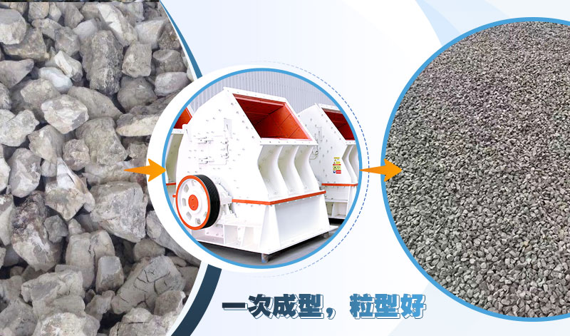 錘破制砂機合理調整，不會出現出粉率高現象