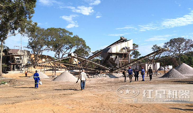 反擊破砂石整形機現場 反擊破砂石整形機現場