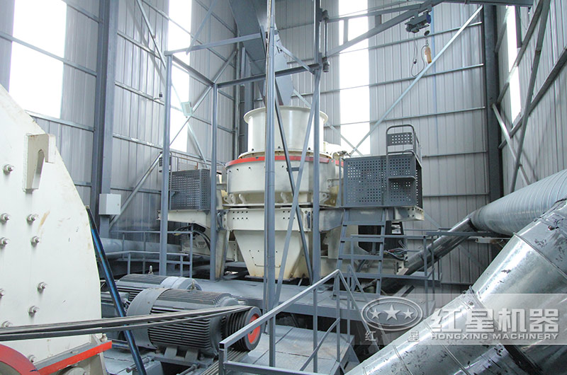 登封風化石制砂生產線現(xiàn)場 登封風化石制砂生產線現(xiàn)場