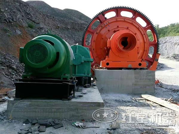 棒磨式制砂機現場 棒磨式制砂機現場