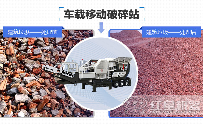 建筑垃圾處理前后對比