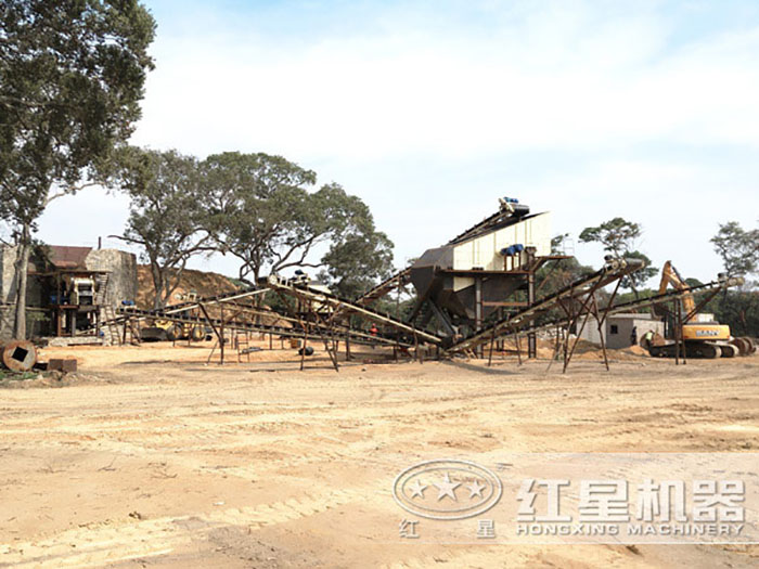 石英石生產(chǎn)線現(xiàn)場