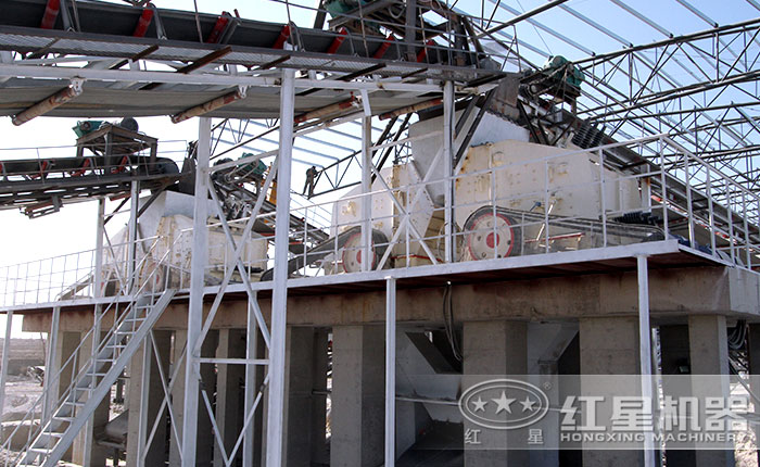 反擊式破碎機生產線現場 反擊式破碎機生產線現場