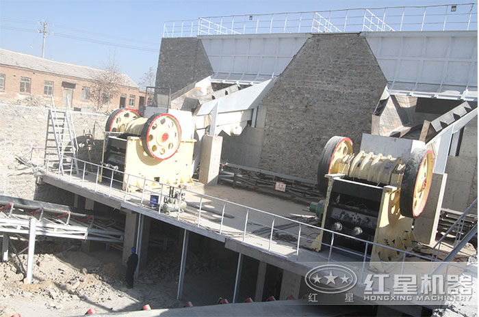 顎式石子機現場 顎式石子機現場