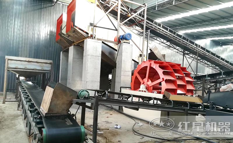 客戶洗砂機(jī)安裝現(xiàn)場