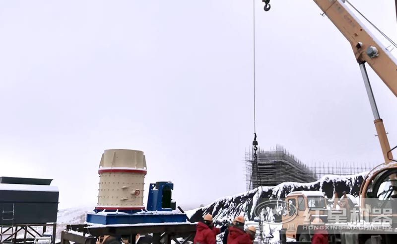 復合式碎石子現(xiàn)場