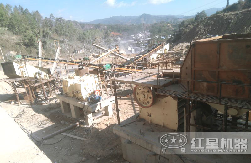 大型砂石生產線配置方案二 大型砂石生產線配置方案二