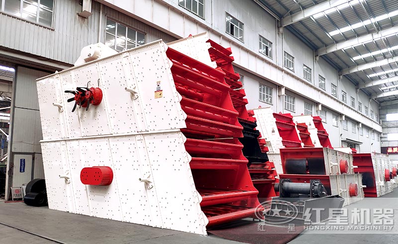 將大小物料進行區分的振動篩 將大小物料進行區分的振動篩