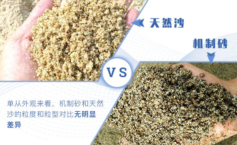 機制砂與天然河沙對比 機制砂與天然河沙對比