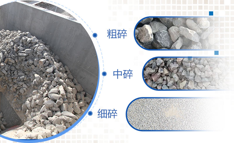 粗碎中碎細碎成品展示