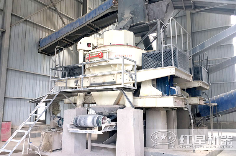 制砂機生產(chǎn)現(xiàn)場實拍