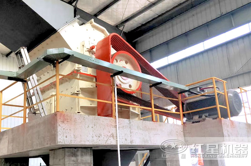 煤矸石制砂現場 煤矸石制砂現場