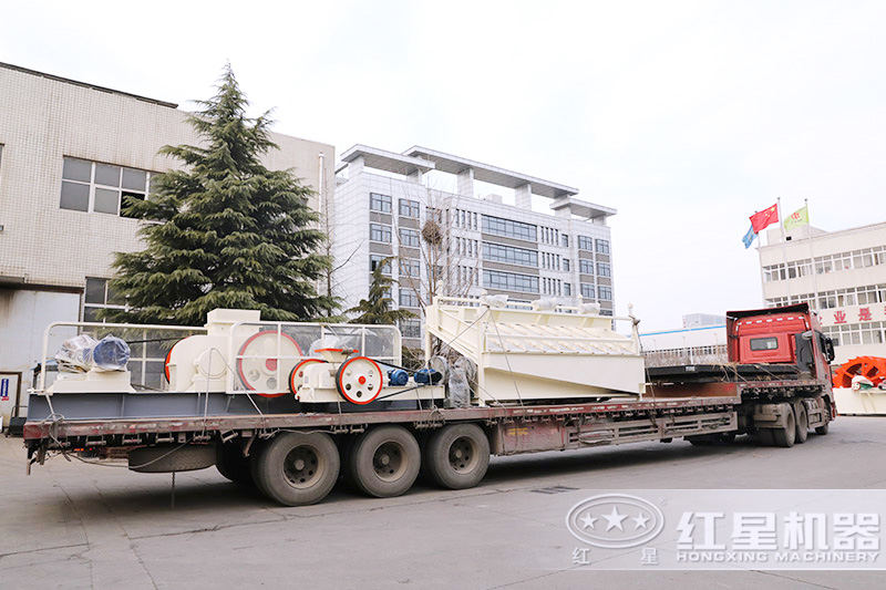 小型打石頭制砂機發(fā)貨