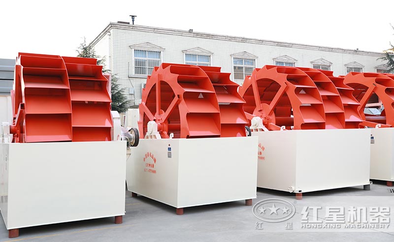 常見的輪斗式洗砂機 常見的輪斗式洗砂機