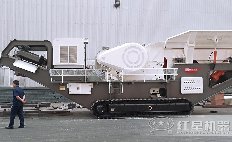 履帶式建筑垃圾破碎站可適合比較惡劣的場地 履帶式建筑垃圾破碎站可適合比較惡劣的場地