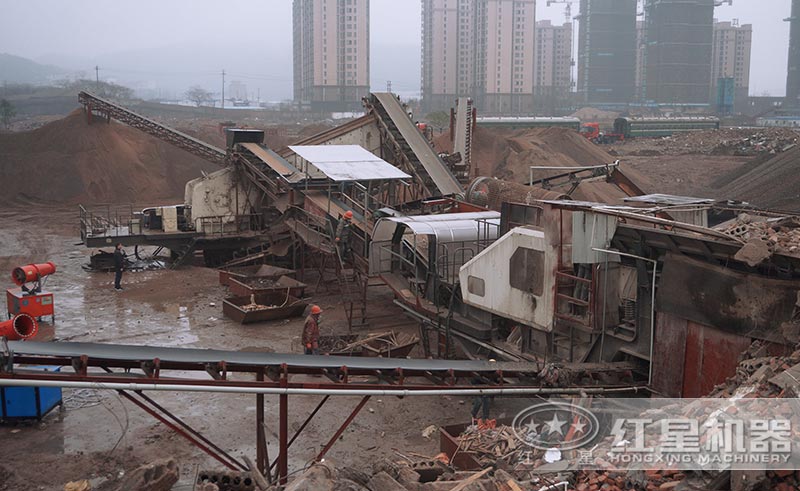 大型建筑垃圾再生利用廠現場圖 大型建筑垃圾再生利用廠現場圖