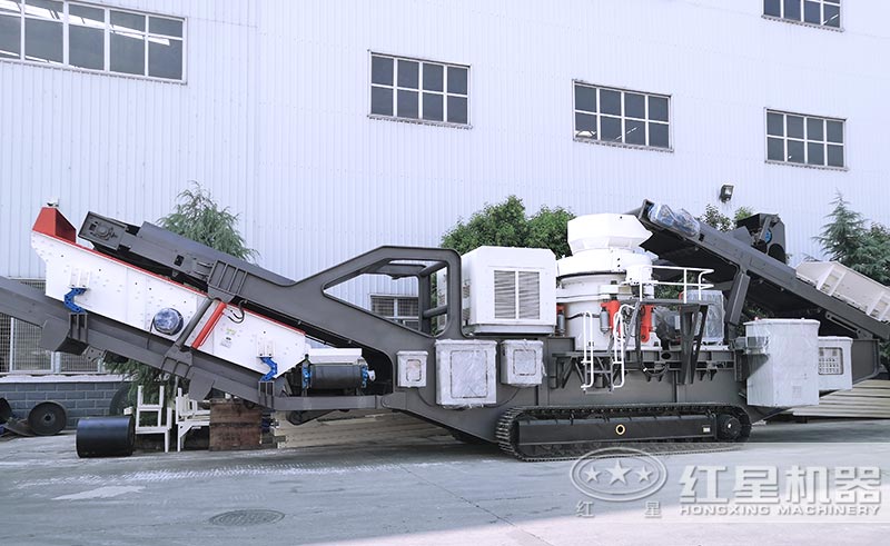 履帶式式移動破碎站廠區(qū)圖 履帶式式移動破碎站廠區(qū)圖