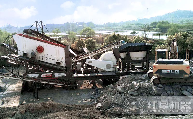 移動式煤矸石制砂生產(chǎn)線 移動式煤矸石制砂生產(chǎn)線