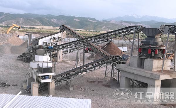 紅星制砂生產線客戶現場 紅星制砂生產線客戶現場