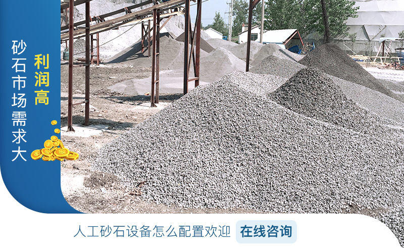 生產機制砂利潤較大