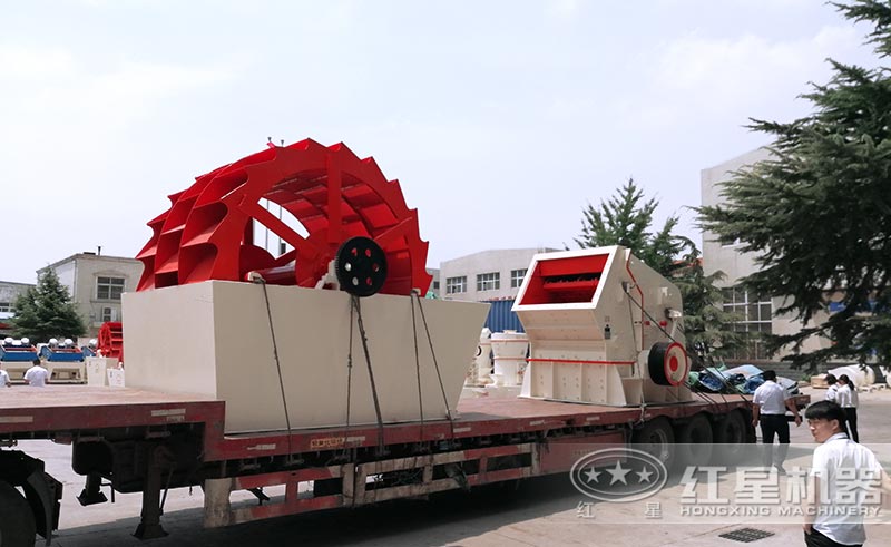 紅星機(jī)器洗砂機(jī)發(fā)貨中 紅星機(jī)器洗砂機(jī)發(fā)貨中