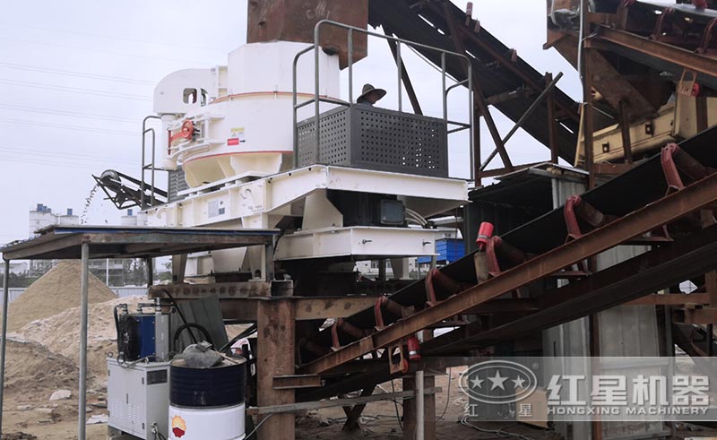 石子碎石制砂機安裝現(xiàn)場 石子碎石制砂機安裝現(xiàn)場