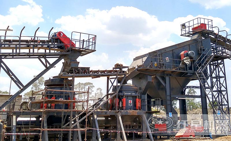 石子破碎機現場