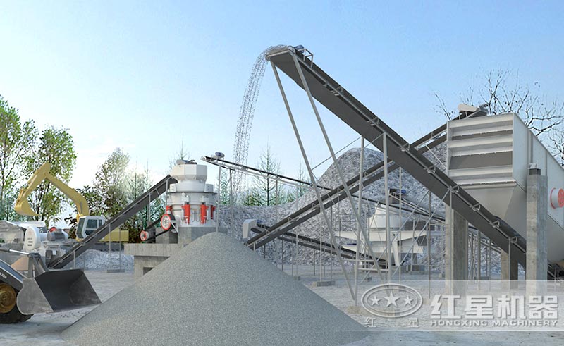 石料破碎機(jī)生產(chǎn)現(xiàn)場