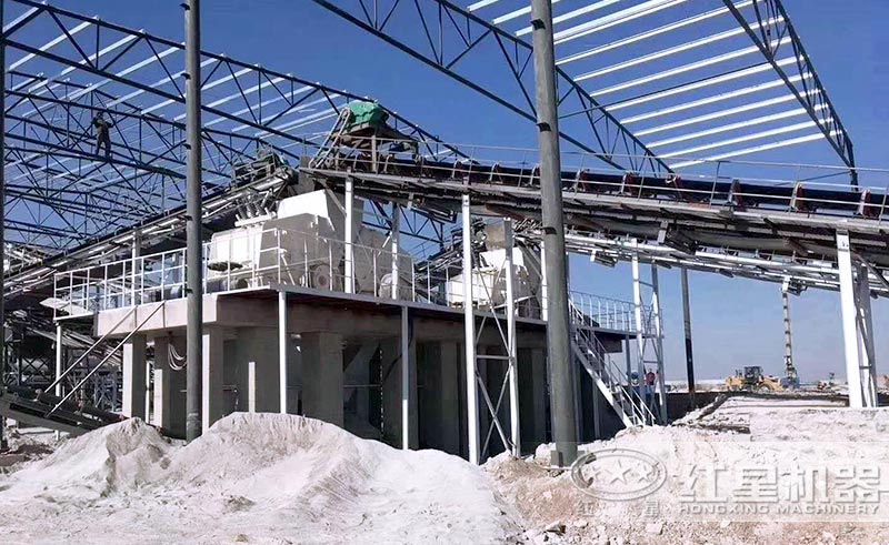 反擊破碎機現場安裝圖 反擊破碎機現場安裝圖