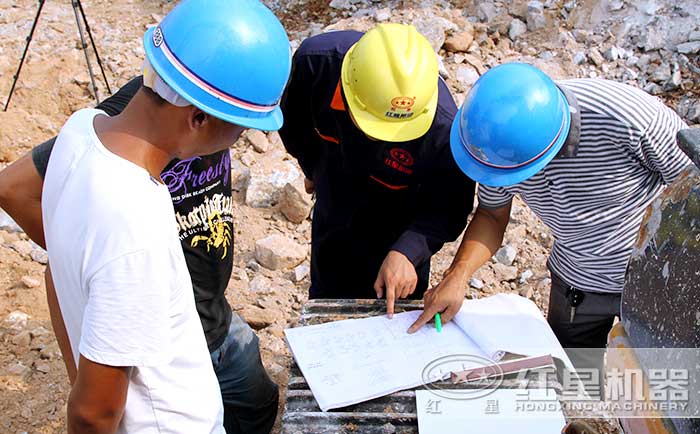 紅星技術(shù)經(jīng)理現(xiàn)場考察