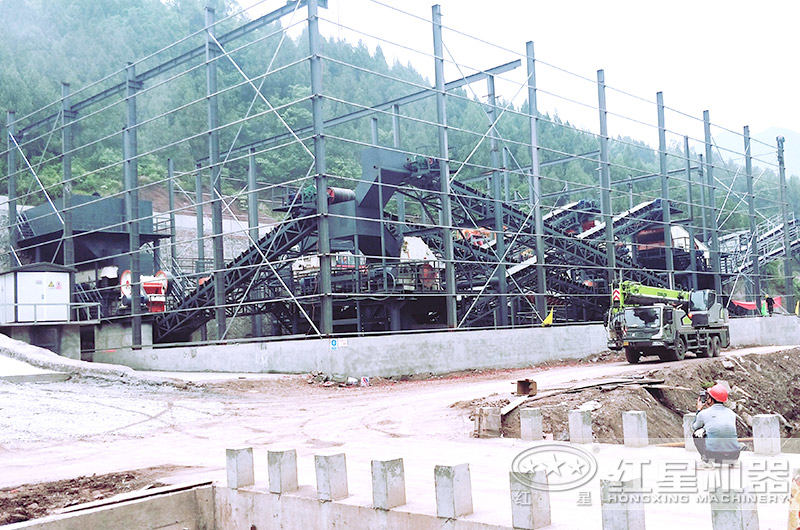 廣元客戶環保現場，正在建設中