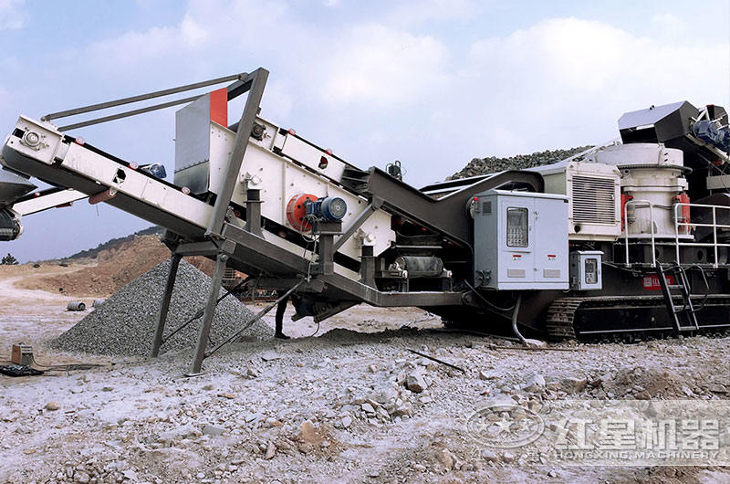 履帶式移動粉沙一體機現場碎沙 履帶式移動粉沙一體機現場碎沙