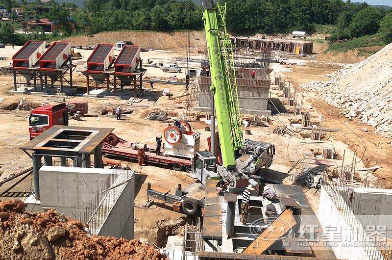 砂石生產線現場 砂石生產線現場