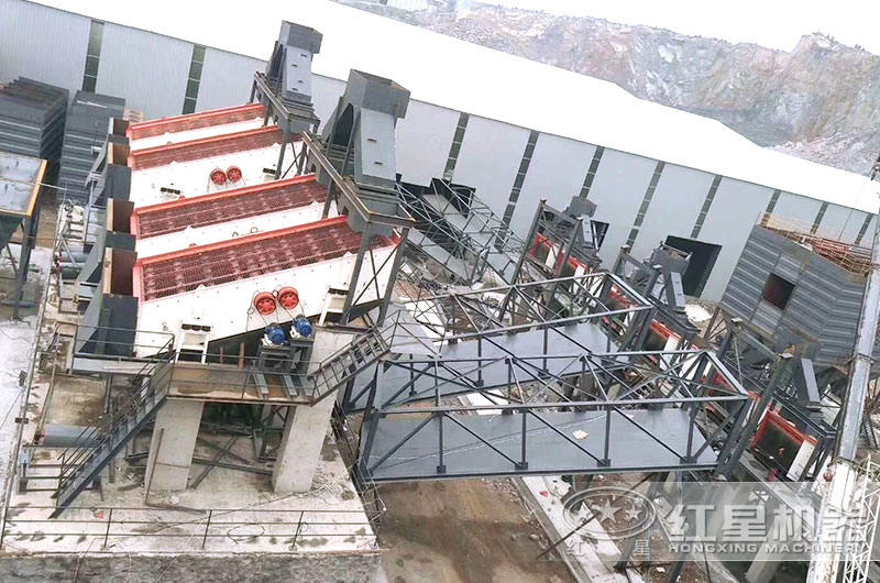 江蘇日產萬噸石子生產線現場 江蘇日產萬噸石子生產線現場