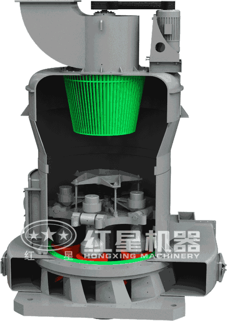 立式磨粉機(jī)生產(chǎn)原理