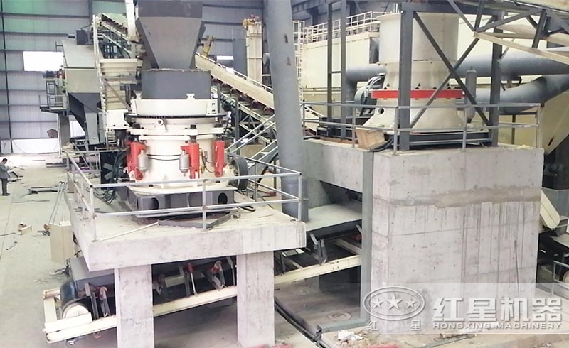 砂石骨料生產現場