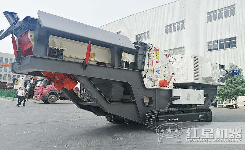 移動混凝土破碎機實拍