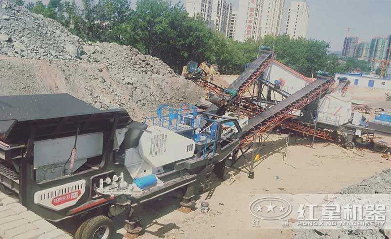 移動破碎機現場 移動破碎機現場