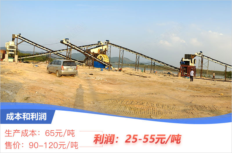 鵝卵石砂制砂利潤情況 鵝卵石砂制砂利潤情況
