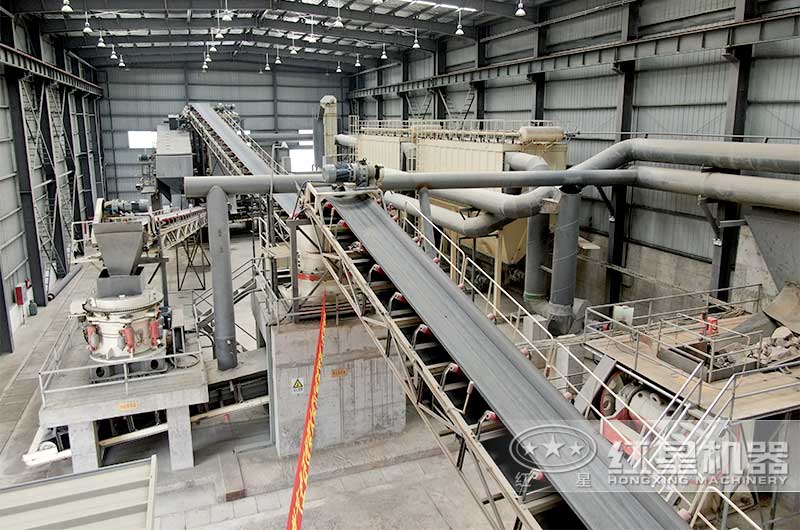 大型時產500噸碎石場車間設備實拍 大型時產500噸碎石場車間設備實拍