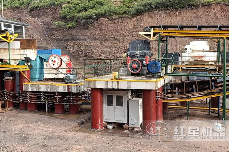 HD86顎式破碎機現(xiàn)場實拍