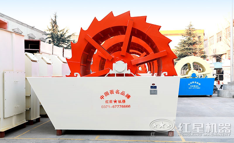 小型單輪斗洗砂機