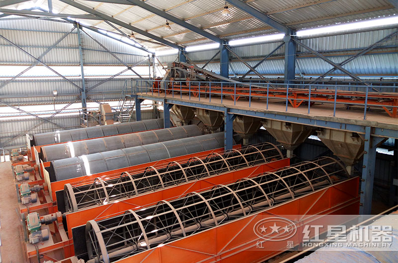 滾筒篩沙機現場 滾筒篩沙機現場