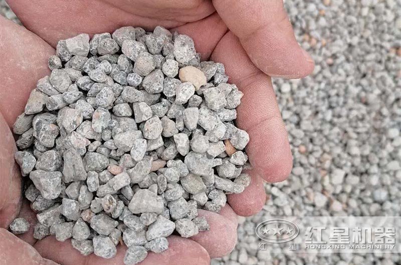 經過破碎加工的石灰石成品石子 經過破碎加工的石灰石成品石子