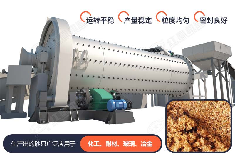 棒磨式制砂機(jī)性能優(yōu)勢 棒磨式制砂機(jī)性能優(yōu)勢