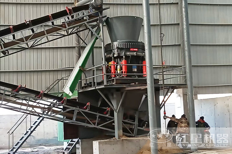 花崗巖破碎加工客戶現場 花崗巖破碎加工客戶現場