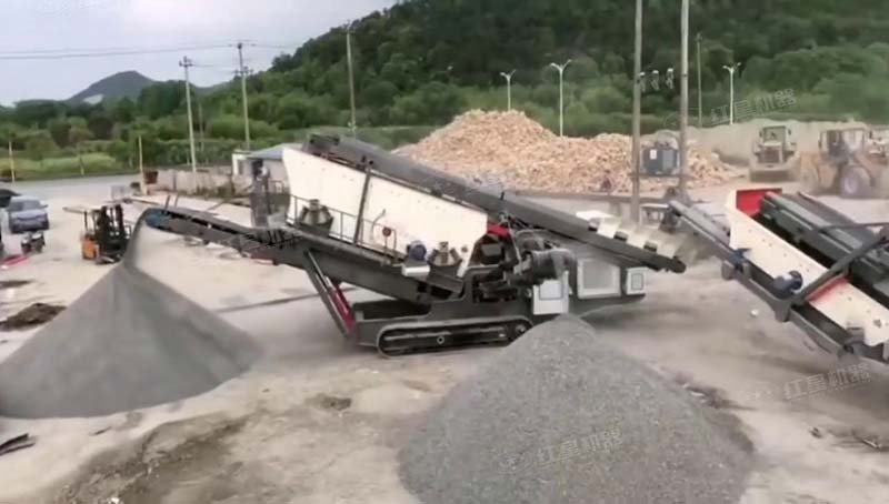 Wotetrack移動式破碎篩分站實拍 Wotetrack移動式破碎篩分站實拍